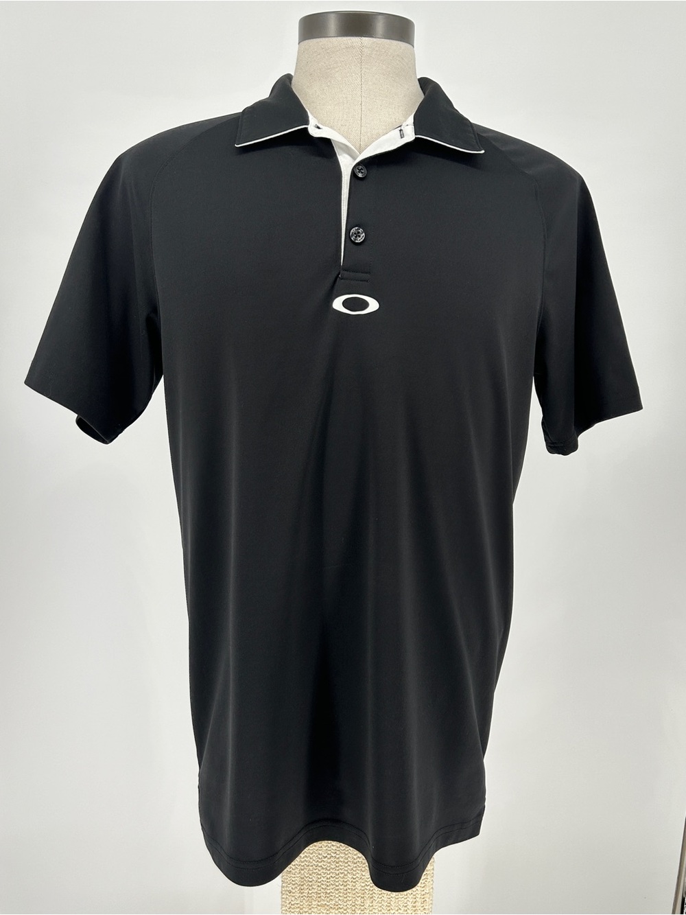 Oakley Men’s Hydrolix Black Polo / Golf Performance Shirt_Size L